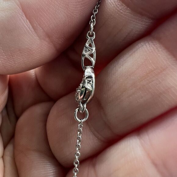 Napier Cross Necklace STERLING SILVER 18" CUBIC ZIRCONIA CROSS PENDANT Religious - Picture 7 of 9